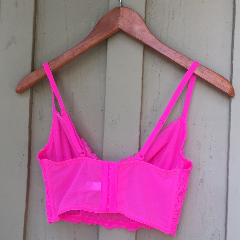 Xhilaration Pink Lace Bra - Picture 5 of 8